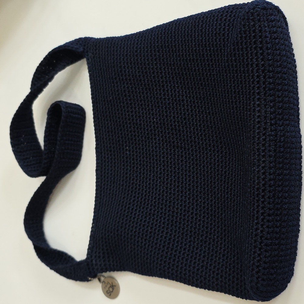 The Sak Crochet Crossbody Bag in Navy - Picture 7 of 10